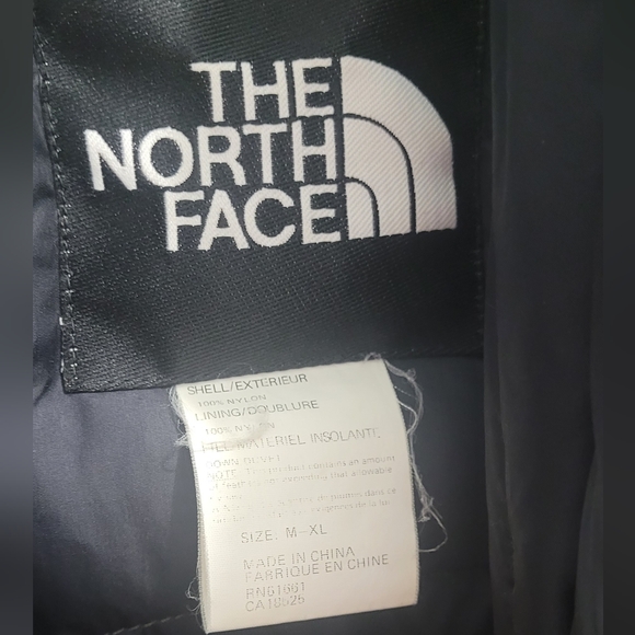 VTG North Face Jacket Men's Puffer Nylon Down Parka Jacket/Coat Hooded • M-XL - Picture 5 of 9